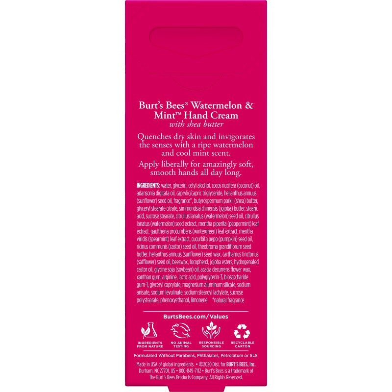 Watermelon and Mint Hand Cream